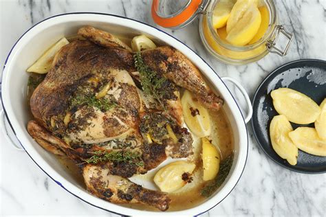 moroccan-roasted-chicken-with-preserved-lemons image