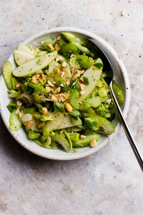 apple-salad-with-celery-and-peanuts-vegan-gluten-free image