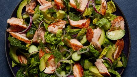 salmon-salad-with-herb-sauce-a-honey-co image