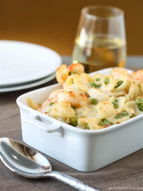 creamy-gruyere-and-shrimp-pasta-with-peas image