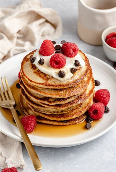 fluffy-yogurt-pancakes-high-protein-gluten-free image