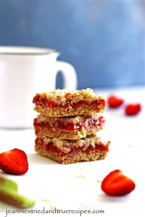 strawberry-rhubarb-crumble-bars-tried-and-true image