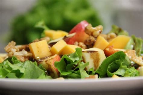 apple-cheddar-green-salad-with-balsamic-vinaigrette image