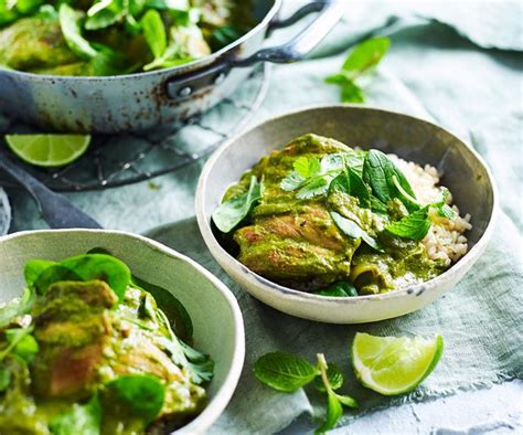 green-masala-chicken-curry-recipe-australian image