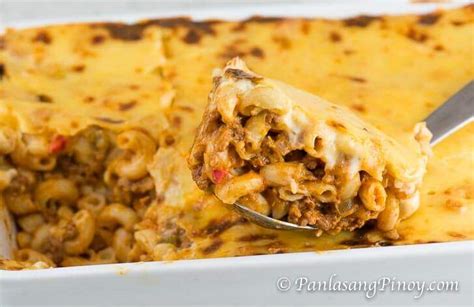 cheesy-baked-macaroni-recipe-panlasang-pinoy image