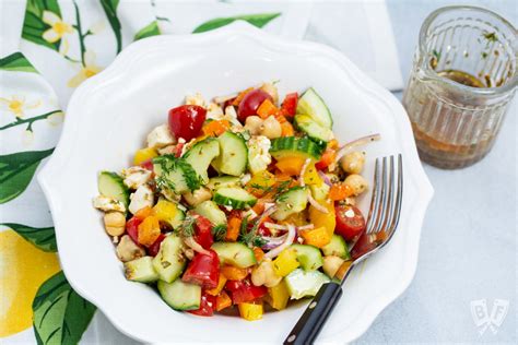 mediterranean-chickpea-salad-with-lemon-herb-vinaigrette image