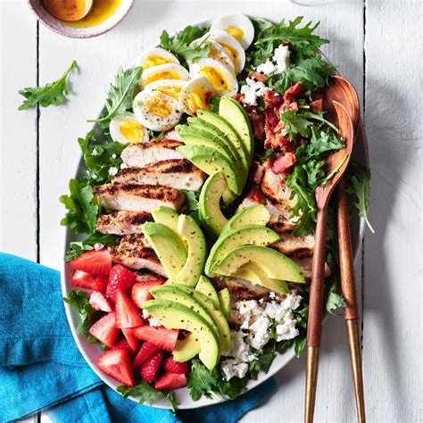 cobb-salad-with-herb-rubbed-chicken-eatingwell image