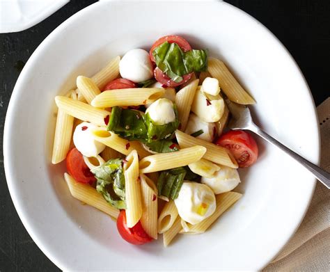 penne-with-cherry-tomatoes-basil-and-mozzarella-lidia image