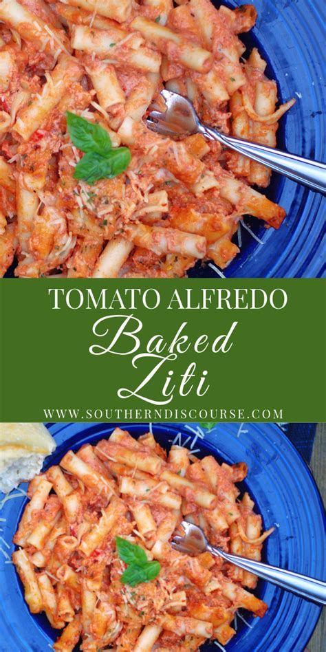 tomato-alfredo-baked-ziti-southern-discourse image