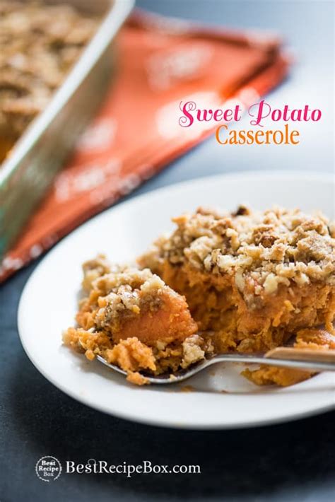 sweet-potato-casserole-recipe-with-crunchy-nut-topping image