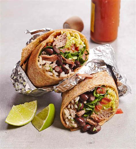 beef-and-bean-burritos-better-homes-gardens image
