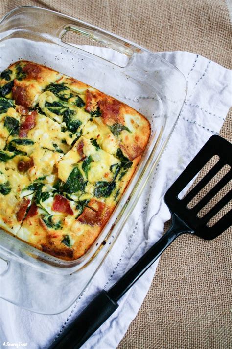 spinach-bacon-and-feta-egg-bake-a-savory-feast image