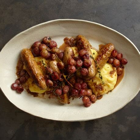 creamy-polenta-with-sausages-and-roasted-grapes image