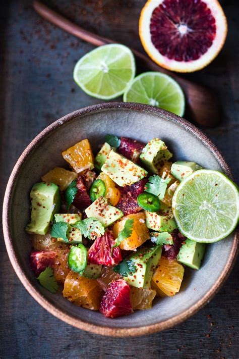 avocado-salad-with-oranges-cilantro-and-lime-feasting image