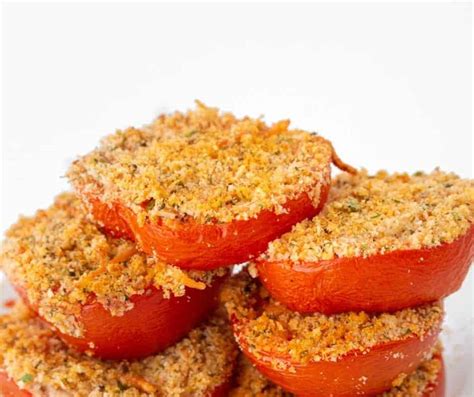 air-fryer-parmesan-tomatoes-fork-to-spoon image