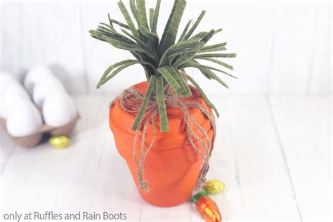 this-clay-pot-carrot-is-a-perfect-treat-container-ruffles image