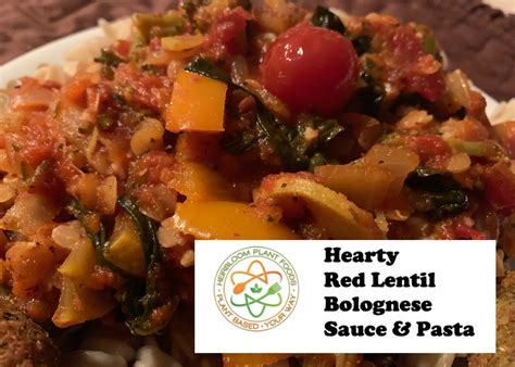 hearty-red-lentil-bolognese-sauce-pasta-heirbloom image
