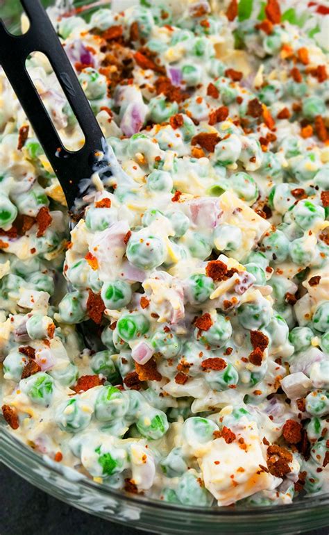 creamy-pea-salad-one-bowl-one-pot image