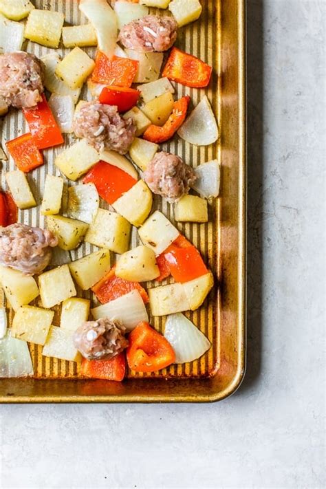 one-pan-roasted-potatoes-sausage-and-peppers image