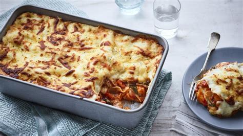veggie-lasagne-recipe-bbc-food image