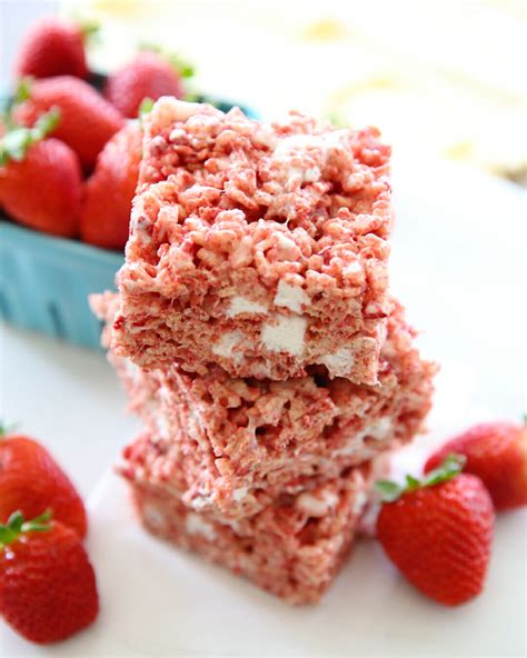 strawberry-rice-krispie-treats-our-best-bites image
