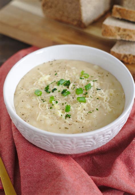 slow-cooker-roasted-garlic-potato-soup-mildly image