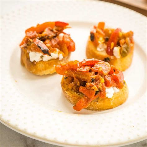 red-pepper-bruschetta-with-goat-cheese-hearts image