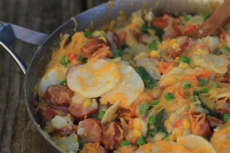 smoked-sausage-au-gratin-skillet-with-eckrich-a image