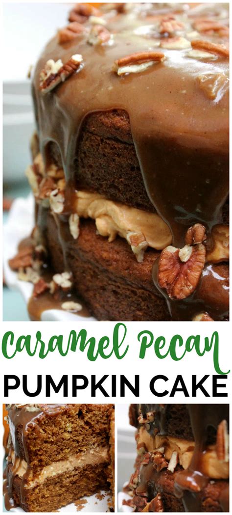 caramel-pecan-pumpkin-cake-dash-of-sanity image