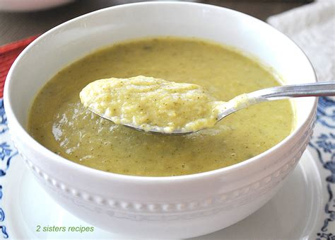 easy-broccoli-leek-soup-2-sisters-recipes-by-anna-and-liz image