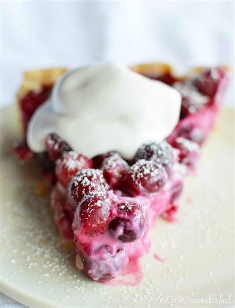 creamy-cranberry-pie-recipe-wonkywonderful image