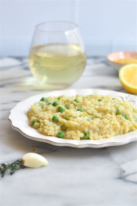 easy-baked-leek-and-pea-risotto-thyme-love image