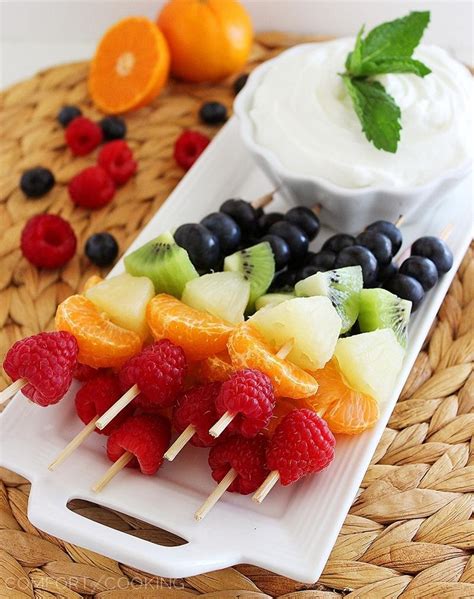 rainbow-fruit-skewers-with-vanilla-honey-yogurt-dip image