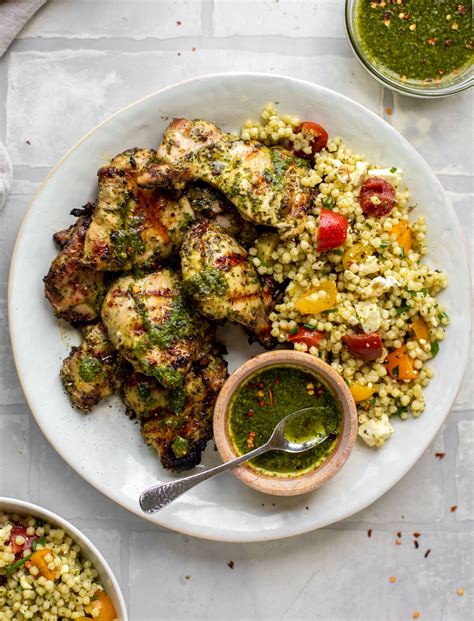 grilled-chimichurri-chicken-with-couscous-salad-how image