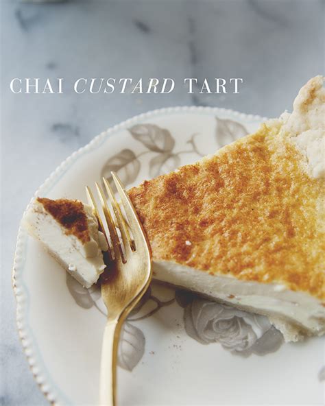 chai-custard-tart-the-kitchy-kitchen image