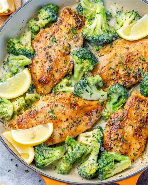 creamy-chicken-and-broccoli-skillet-healthy-fitness image