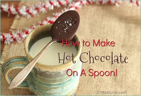 delicious-recipe-for-hot-chocolate-on-a-spoon-diy image