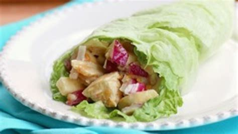 chicken-and-peanut-butter-lettuce-wraps image