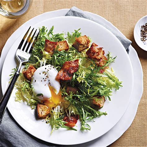 french-frise-salad-with-bacon-poached-eggs image