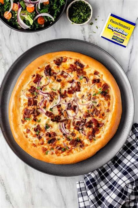 chicken-bacon-ranch-pizza-my-baking-addiction image