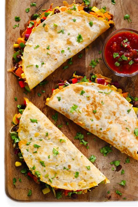 easy-veggie-quesadillas image