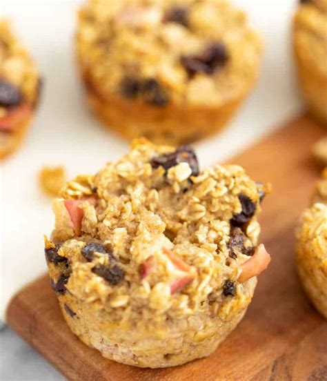 apple-oatmeal-muffins-clean-delicious image