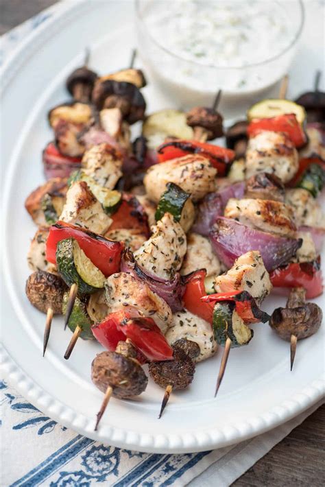 greek-chicken-kabobs-with-feta-dill-sauce-valeries image