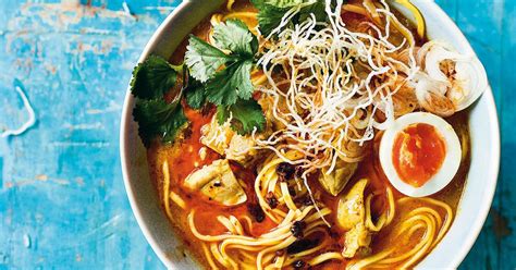 burmese-coconut-chicken-noodles-recipe-authentic image
