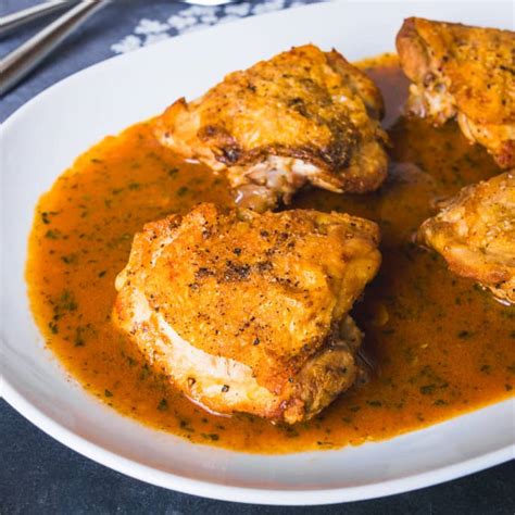poulet-au-vinaigre-chicken-with-vinegar-for-two image