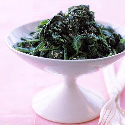 sesame-steamed-spinach-recipe-delish image