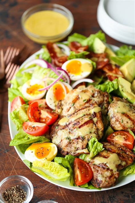 grilled-chicken-cobb-salad-damn-delicious image