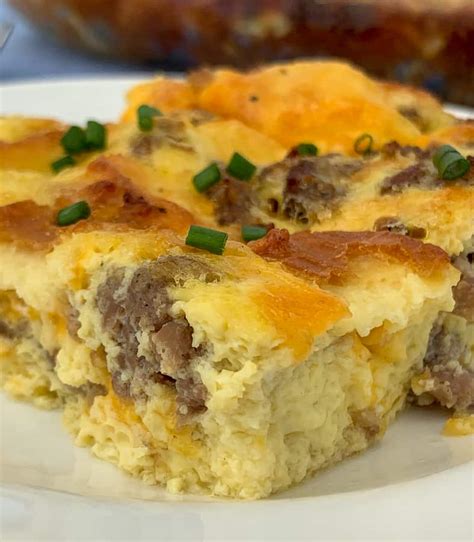 easy-scrambled-egg-sausage-casserole-plowing image