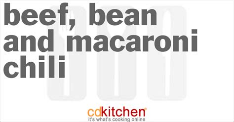 beef-bean-and-macaroni-chili-recipe-cdkitchencom image