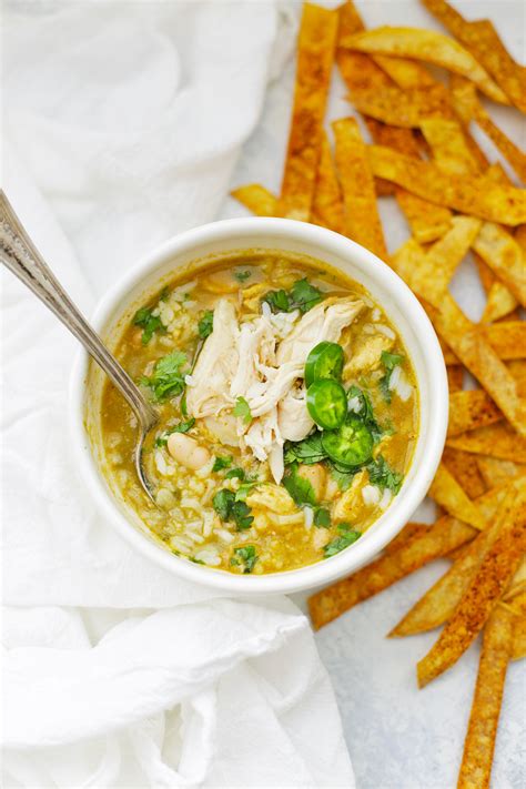 salsa-verde-chicken-and-rice-soup-one-lovely-life image